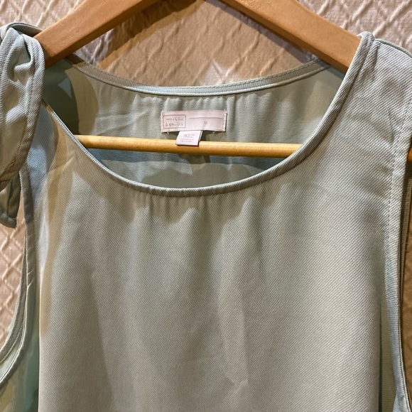 14th & Union sea foam green/blue sleeveless tank. Medium. Tie detailing. NWT. - Picture 10 of 11